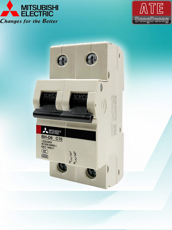 Attomat MCB Misubishi BH-D6 2P