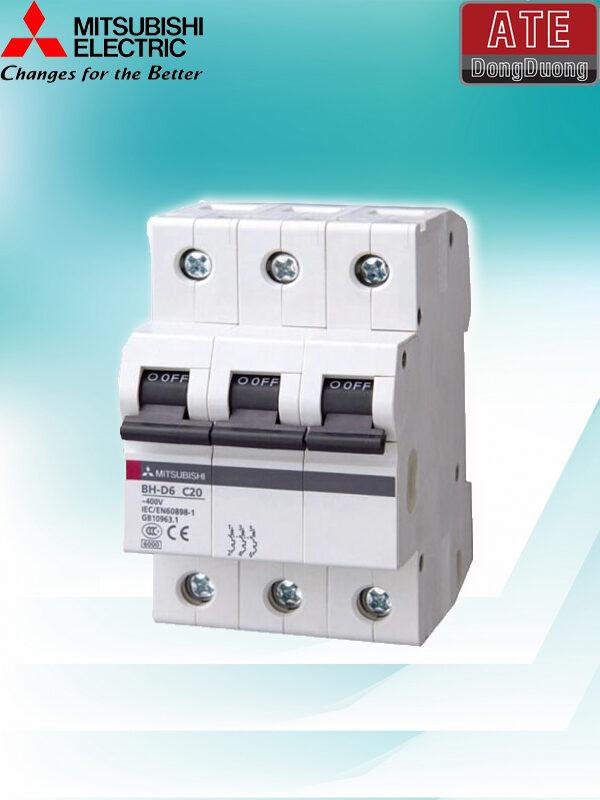 Attomat MCB Misubishi BH-D6 3P