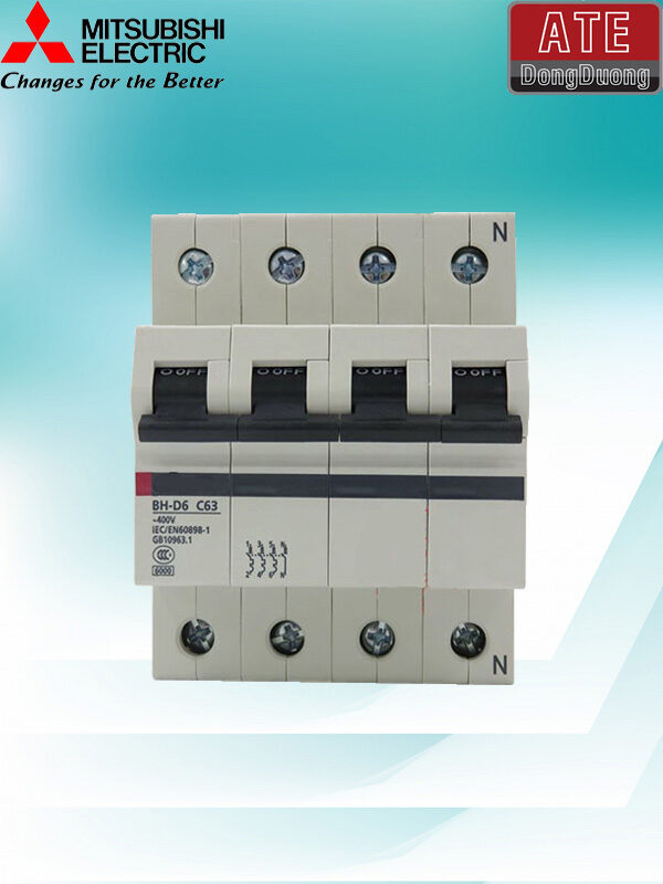 Attomat MCB Misubishi BH-D6 4P